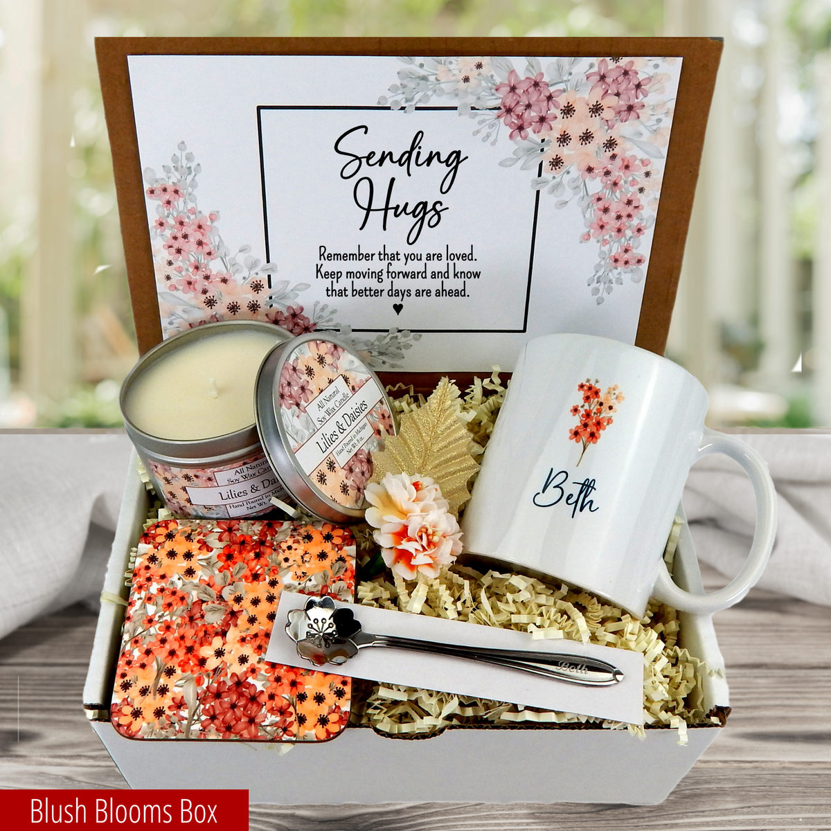 Hug in a Mug Coffee Lover Gift Basket | Thinking of You Gift Box